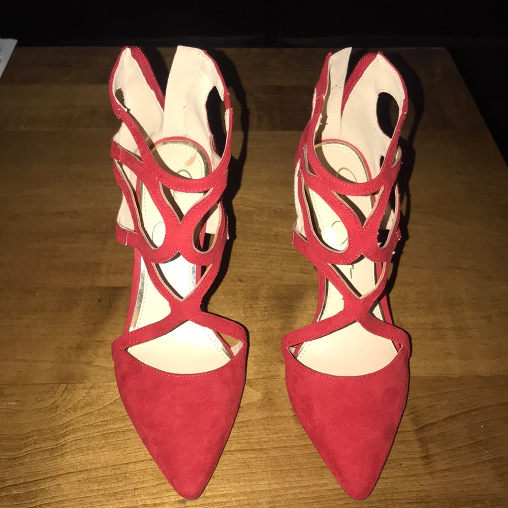 Hot red shoes! Prom, dressy